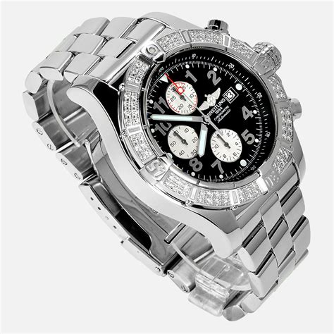 breitling diamond super avenger|Breitling super avenger price list.